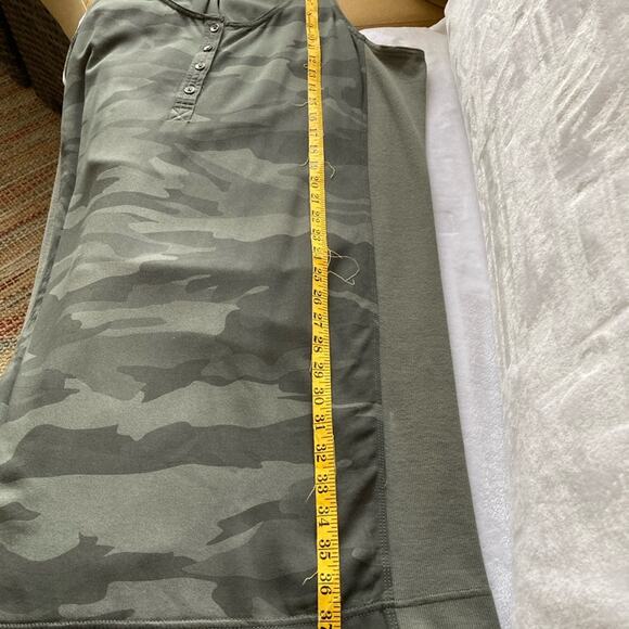 Splendid Green Camo Tank Dress Size L - Picture 9 of 9